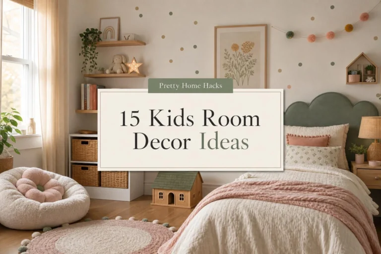 15 DIY Kids Room Decor Ideas That Look Expensive for Almost Nothing
