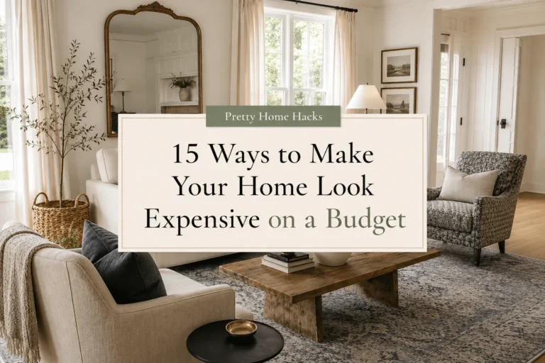 15 Ways to Make Your Home Look Expensive on a Budget