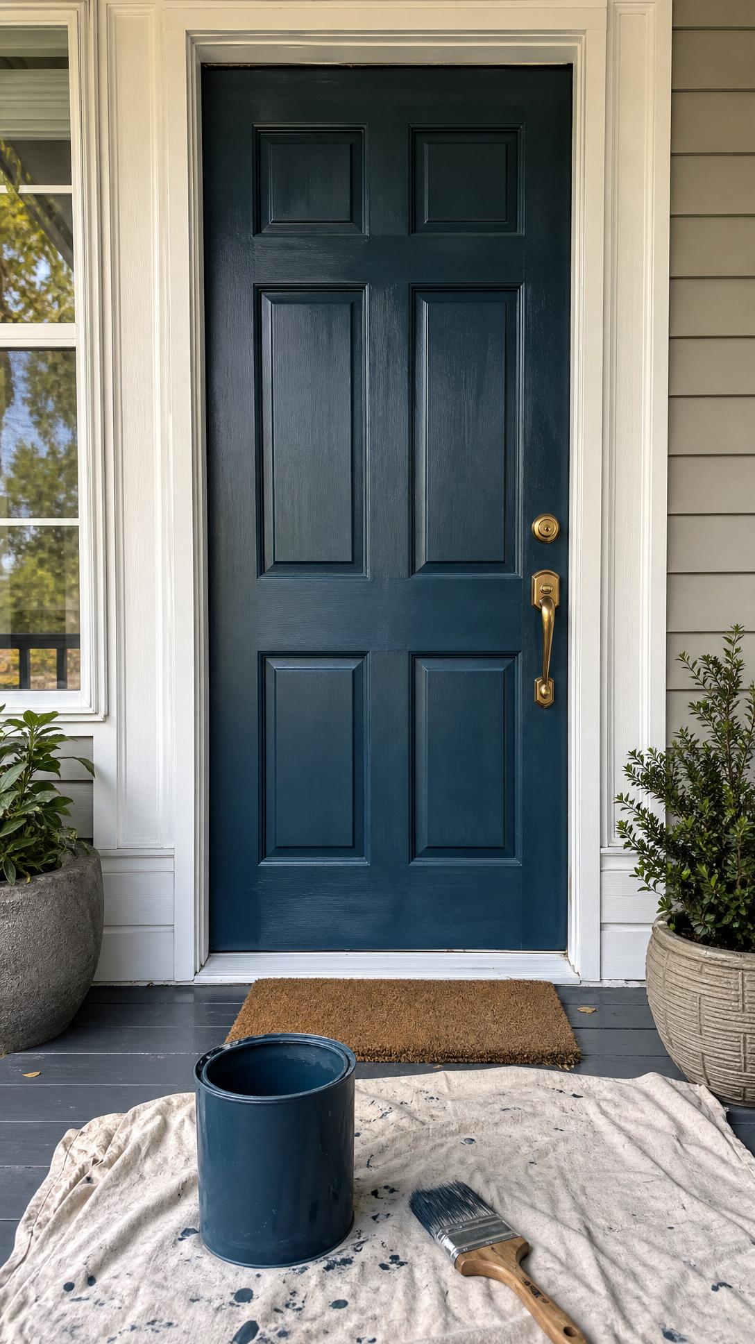 3 Front Door Paint - 10 DIY Curb Appeal Ideas That Transformed Our Front Yard