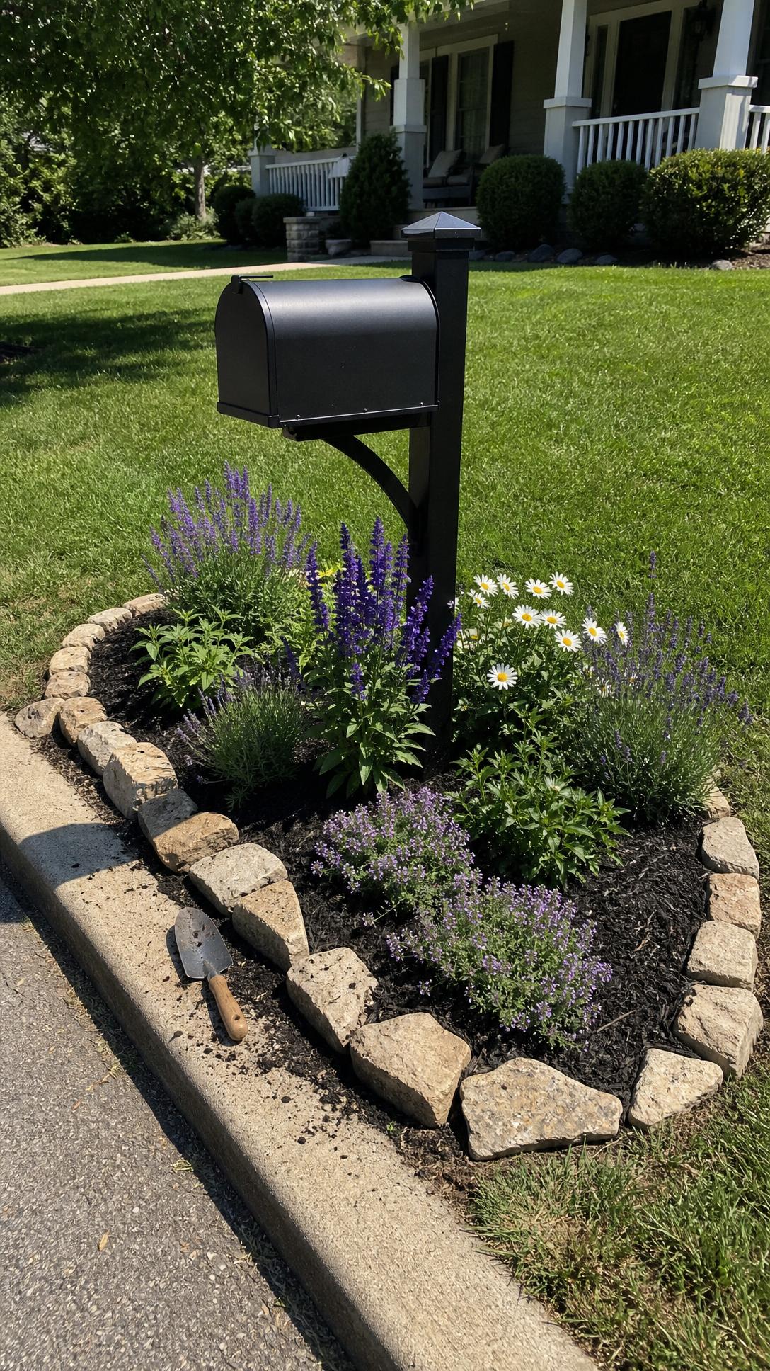 8 Mailbox Garden - 10 DIY Curb Appeal Ideas That Transformed Our Front Yard