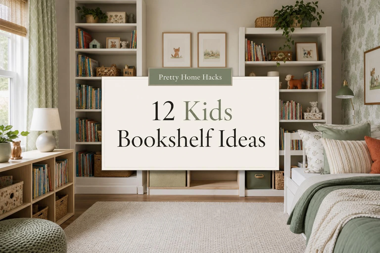 12 Kids Room Bookshelf Ideas for Small Bedrooms