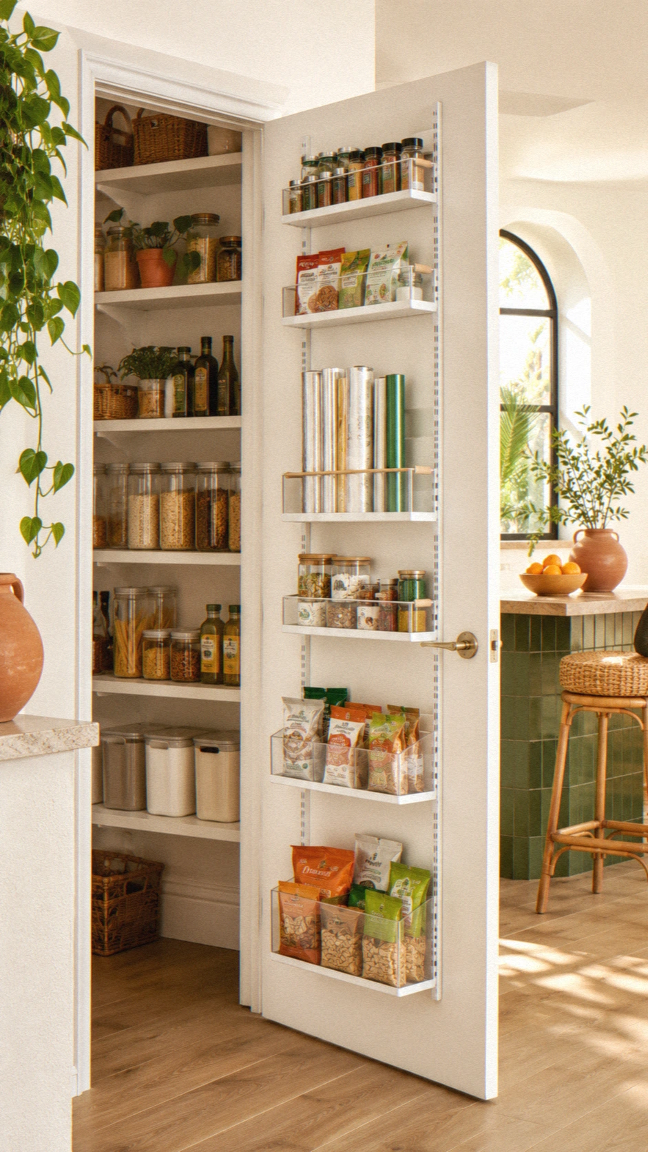 3- Add Pantry Door Storage