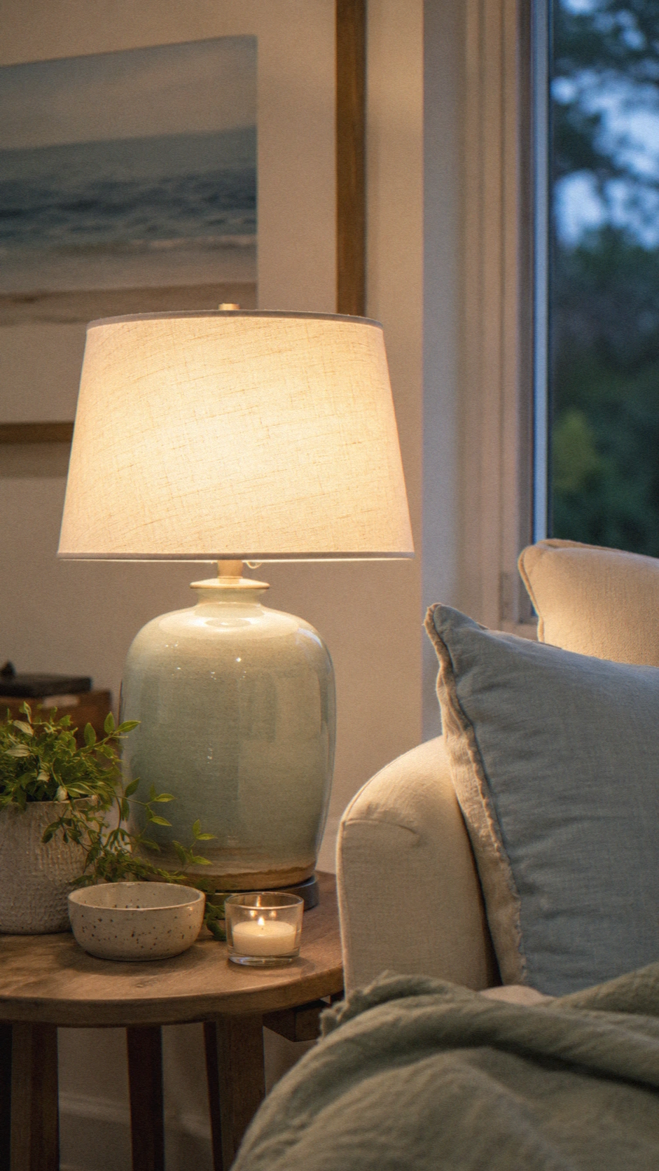 3- Switch to softer lamp light