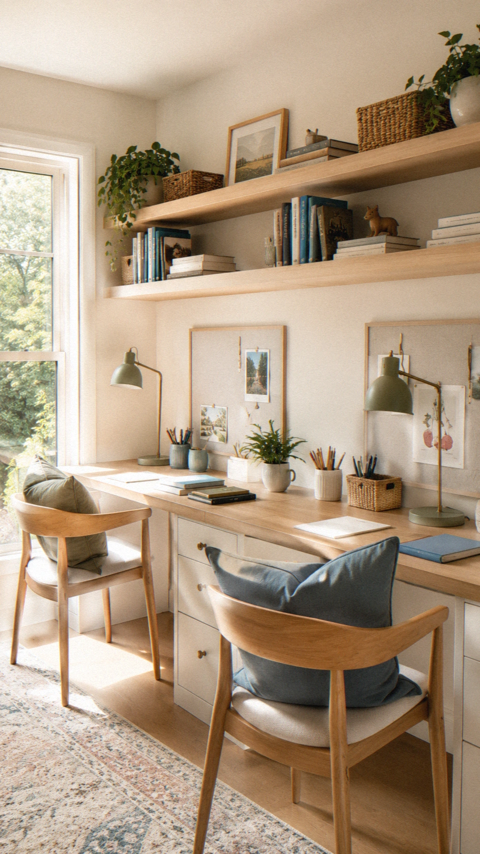 3- Twin Desks for Shared Rooms
