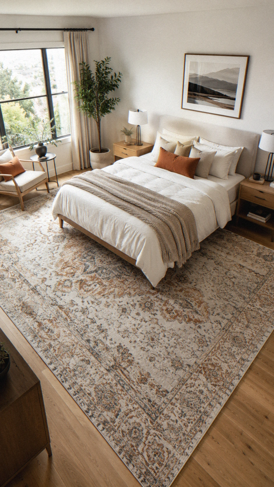 4- A Rug That Actually Fits the Space