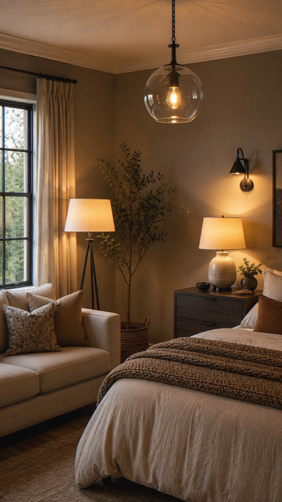 4- Layered Lighting at Different Heights