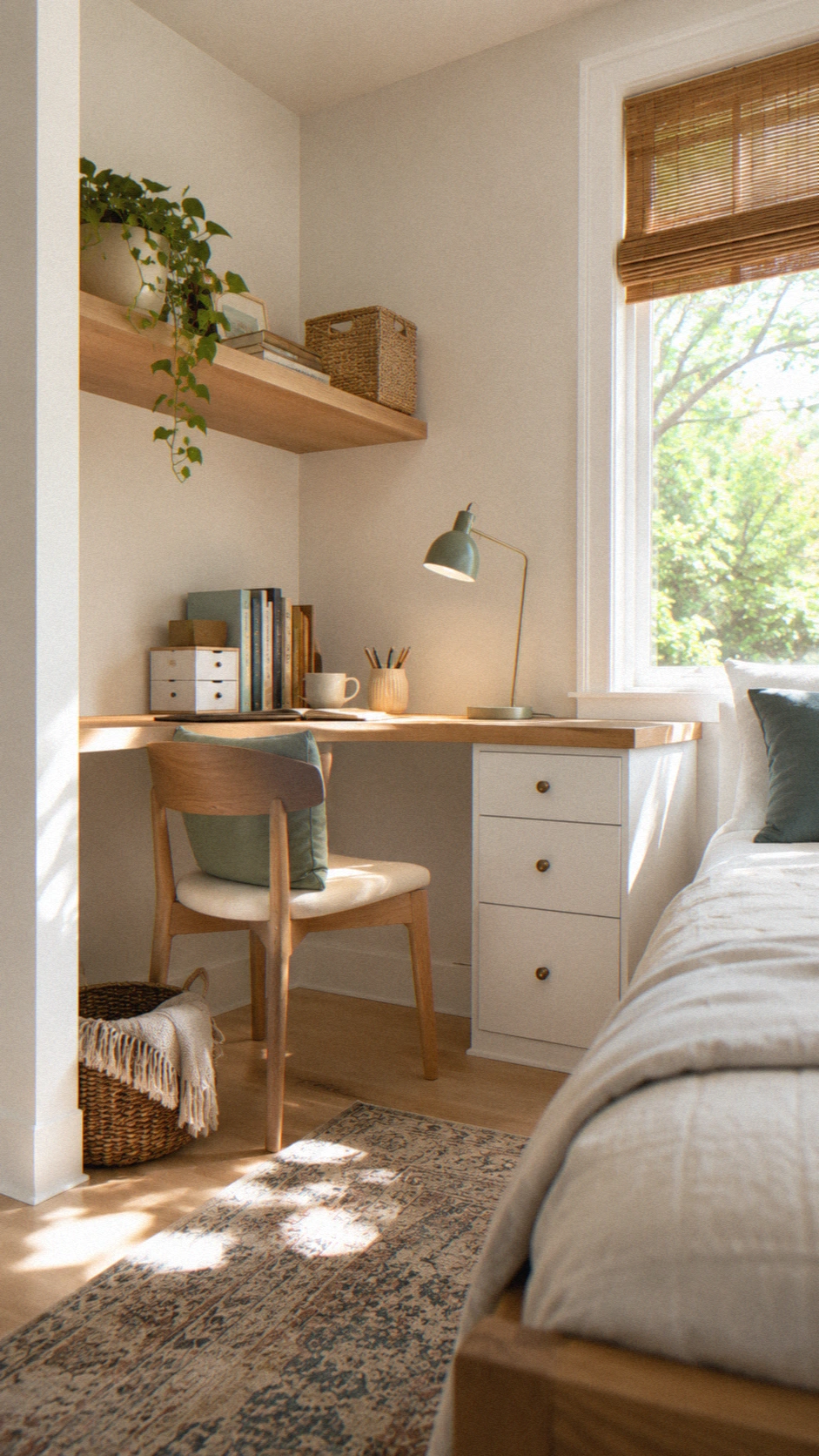 5- The Corner Desk for Small Spaces