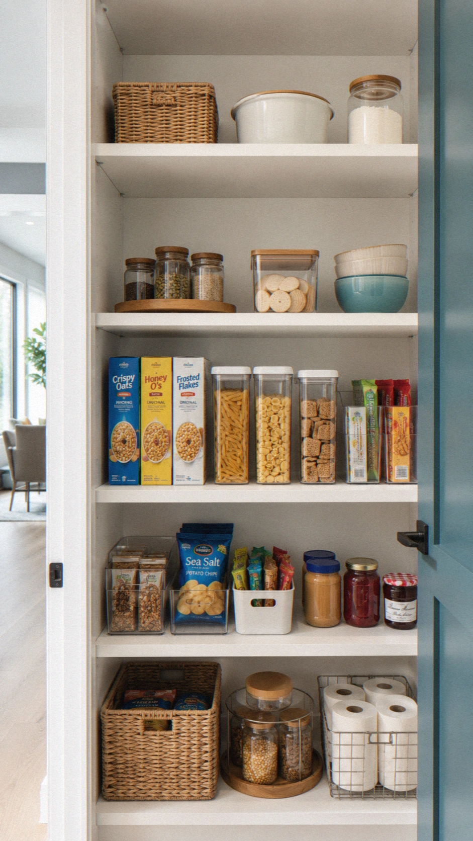 6- Keep Everyday Food at Eye Level