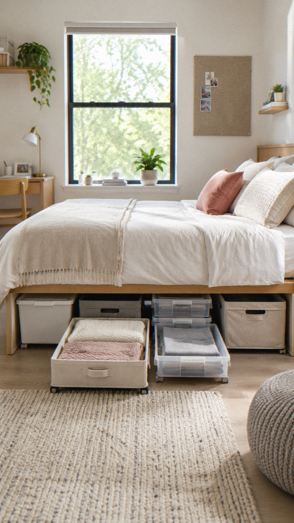 6- Under-Bed Storage for Everything That Does Not Fit