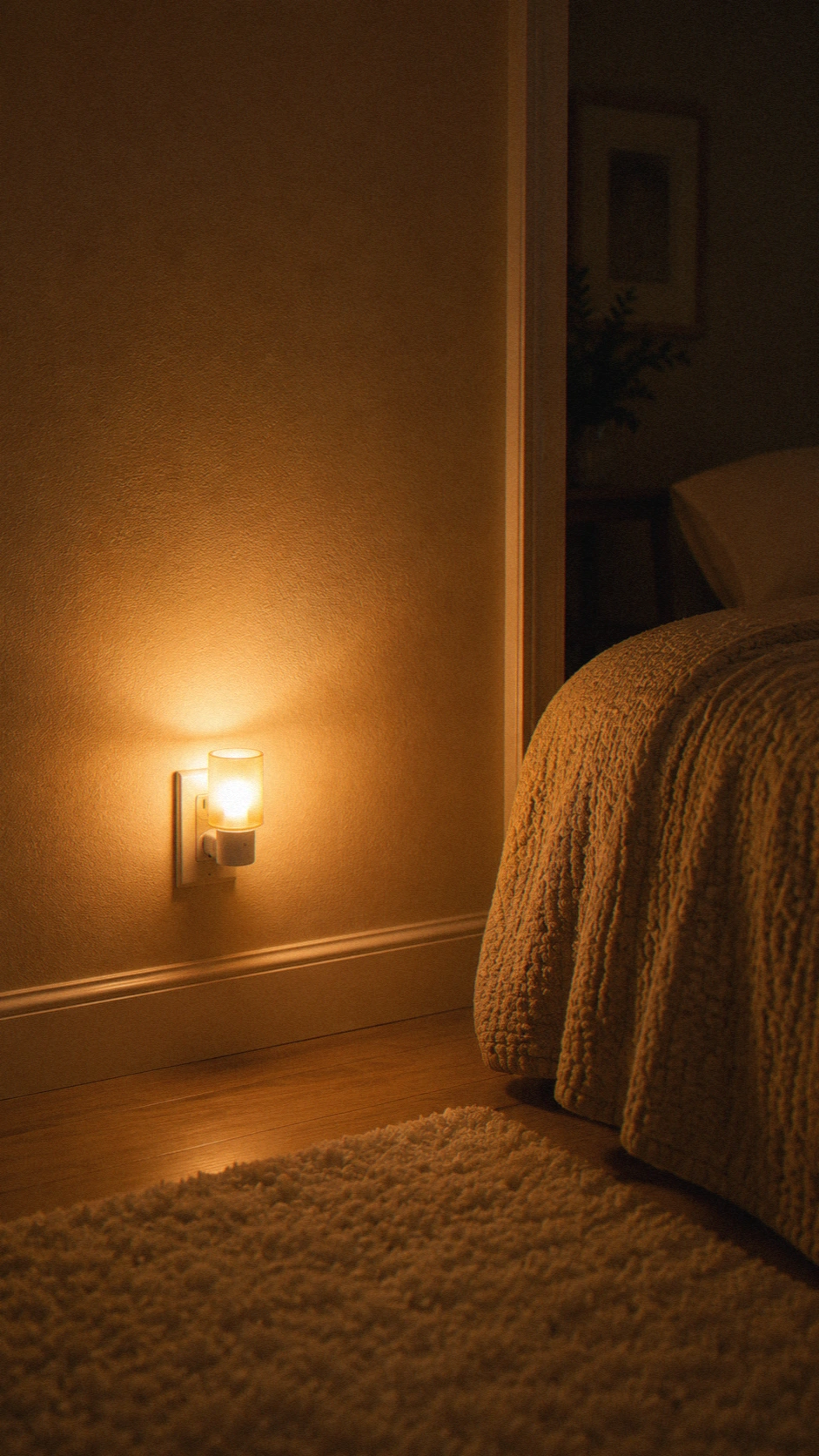 7- Nightlight With Warm Amber Glow