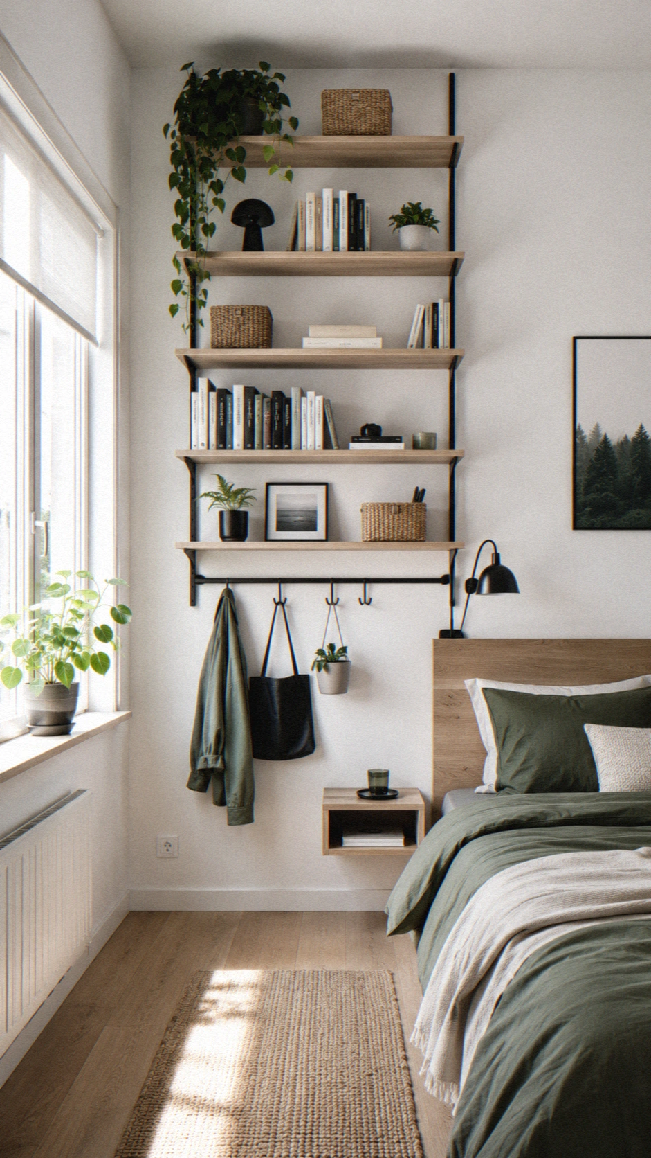 8- Vertical Shelving and Wall Storage
