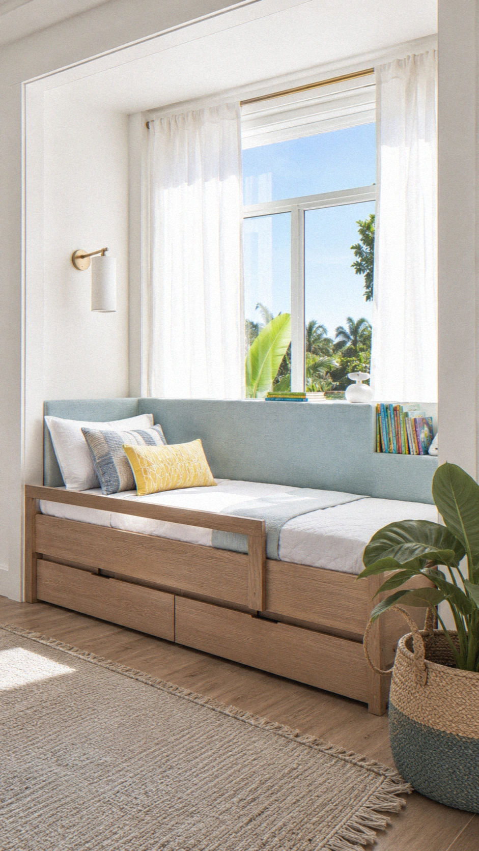 8- Window Nook Toddler Bed