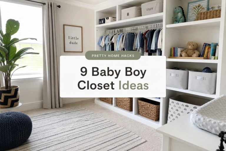 9 Baby Boy Closet Ideas That Keep Clothes, Toys, and Essentials Perfectly Organized