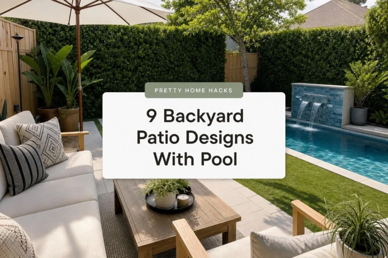 9 Backyard Patio Designs With Pool That Work for Small Backyards Too