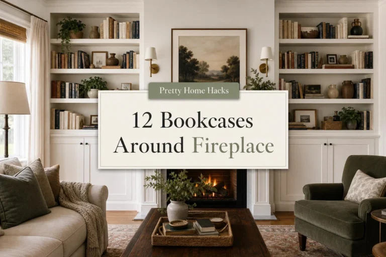 12 Bookcases Around Fireplace Ideas That Add Style and Smart Storage