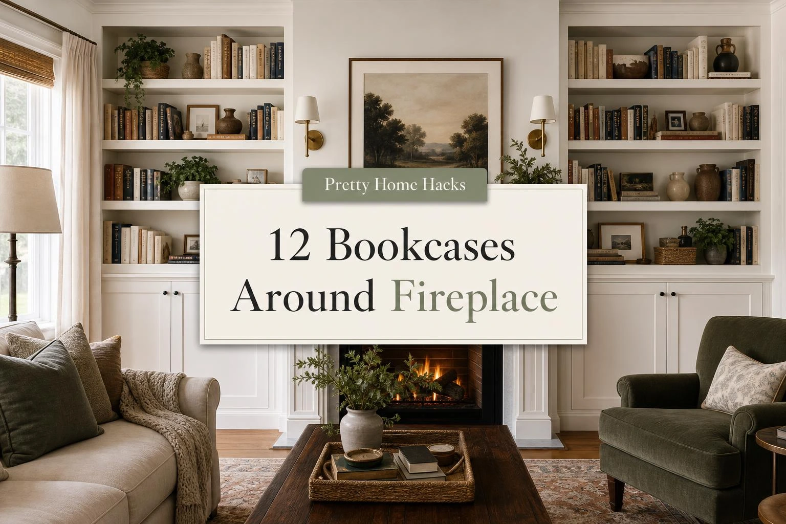 12 Bookcases Around Fireplace Ideas That Add Style and Smart Storage