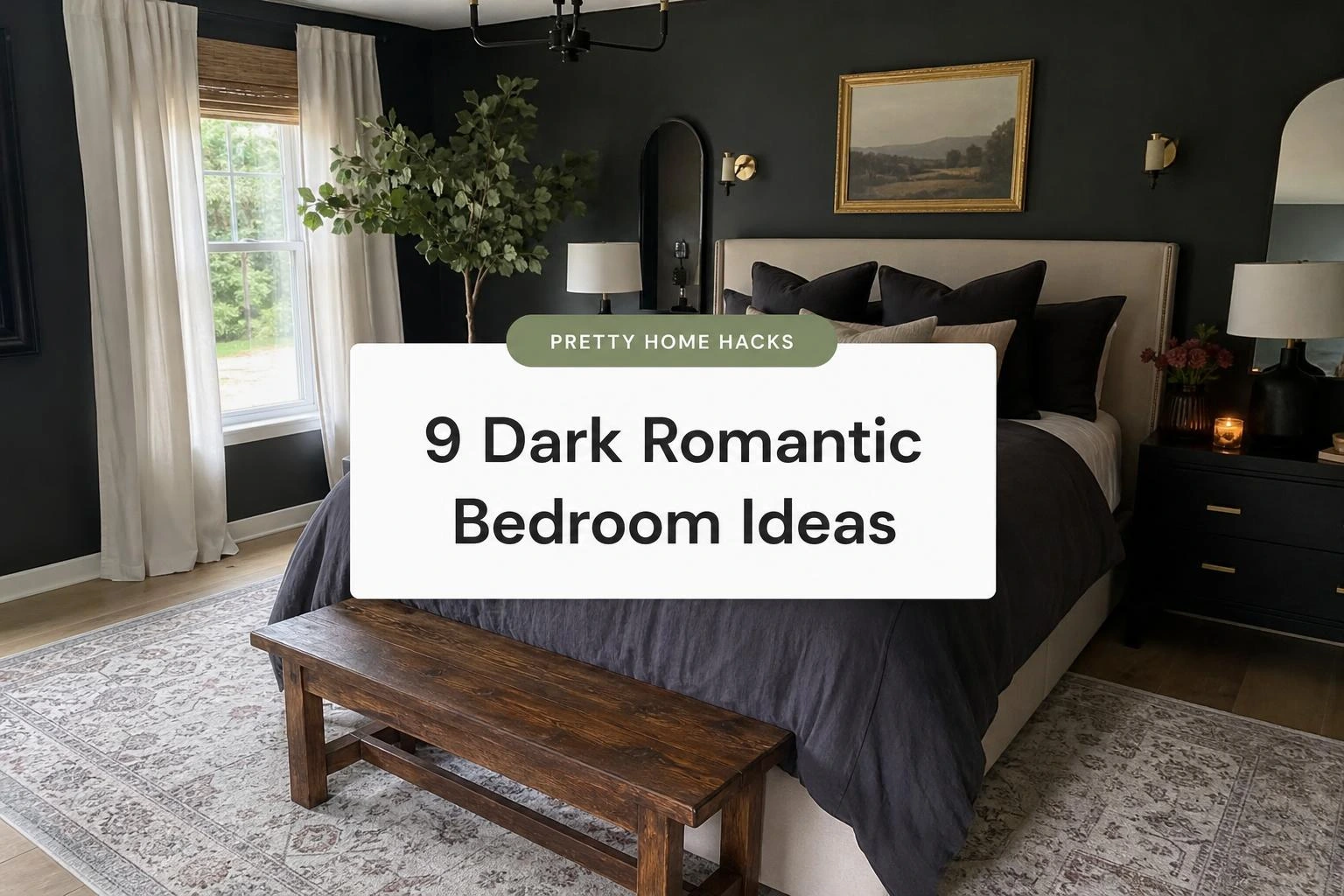 9 Dark Cozy Romantic Bedroom Ideas That Make Every Night Feel More Special