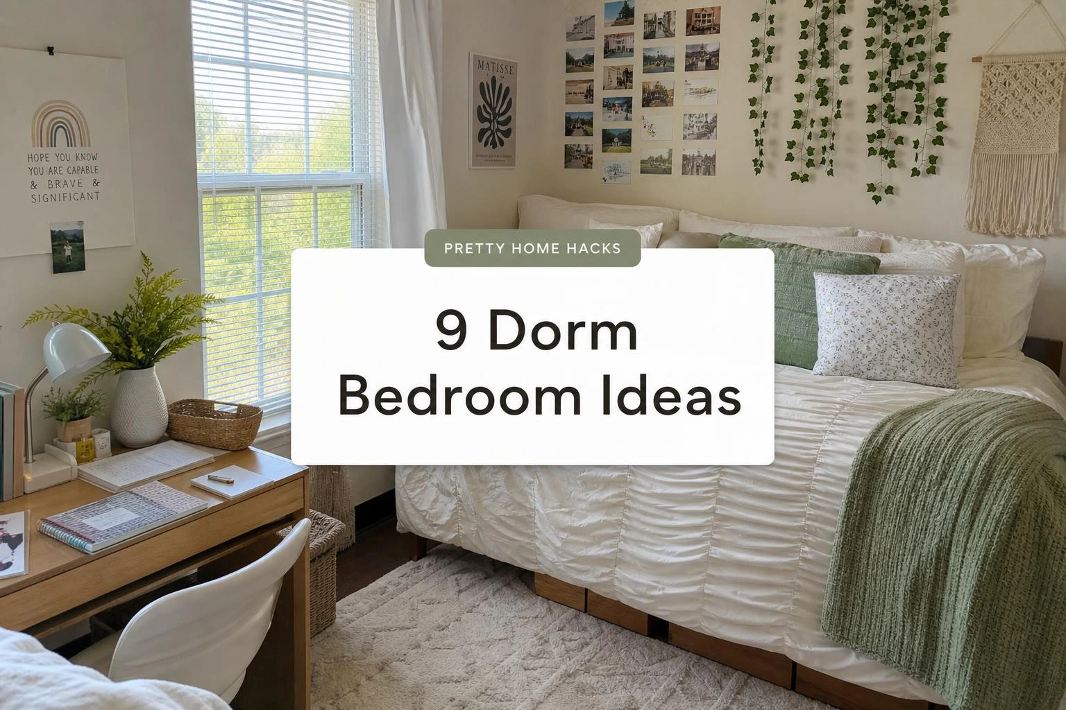 9 Dorm Bedroom Ideas That Make a Tiny Dorm Room Feel Like Home