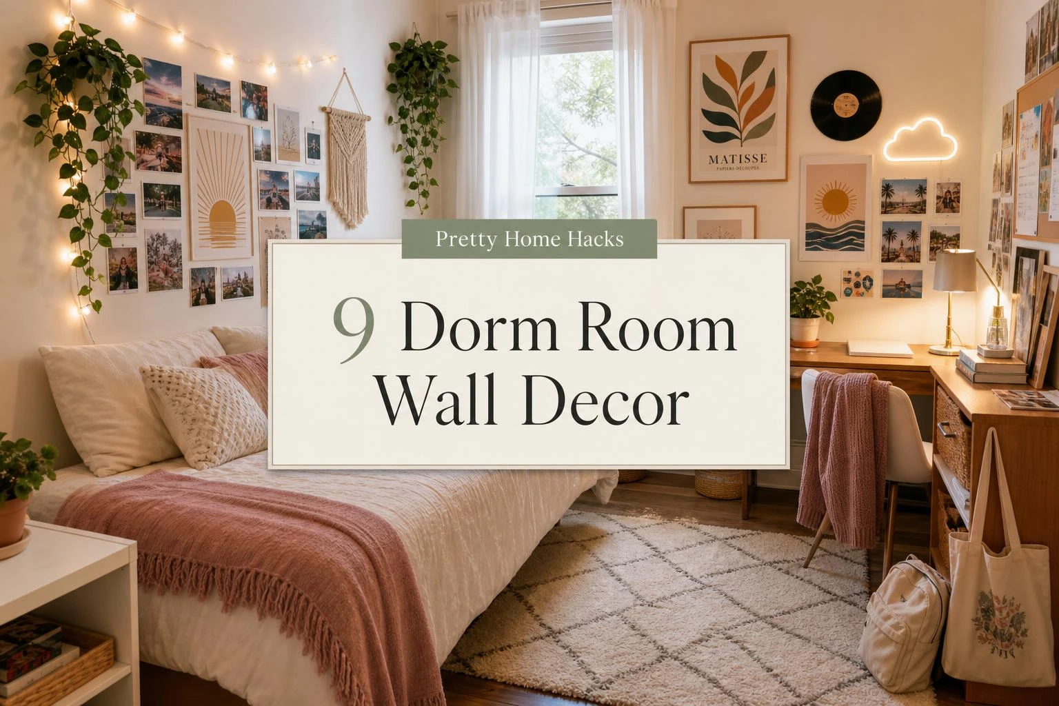 9 Dorm Room Wall Decor Ideas That Instantly Upgrade Blank Walls