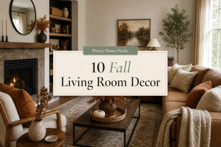 10 Fall Decor Ideas for Living Room You'll Want to Copy This Season