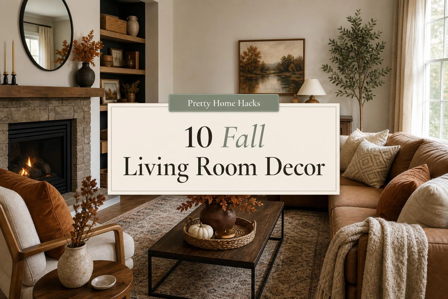 10 Fall Decor Ideas for Living Room You'll Want to Copy This Season