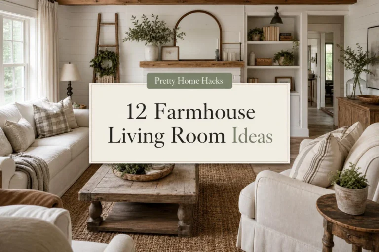 12 Home Decor Ideas for Living Room Farmhouse Style That Feel Cozy and Timeless