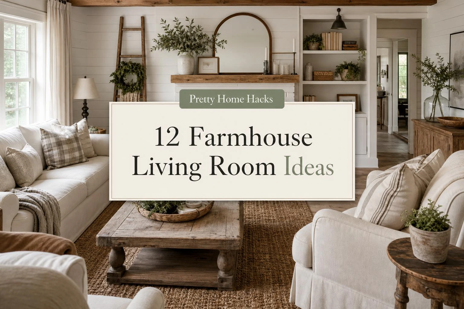12 Home Decor Ideas for Living Room Farmhouse Style That Feel Cozy and Timeless