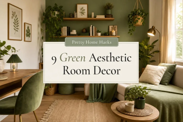 9 Green Aesthetic Room Decor Ideas That Work on a Small Budget