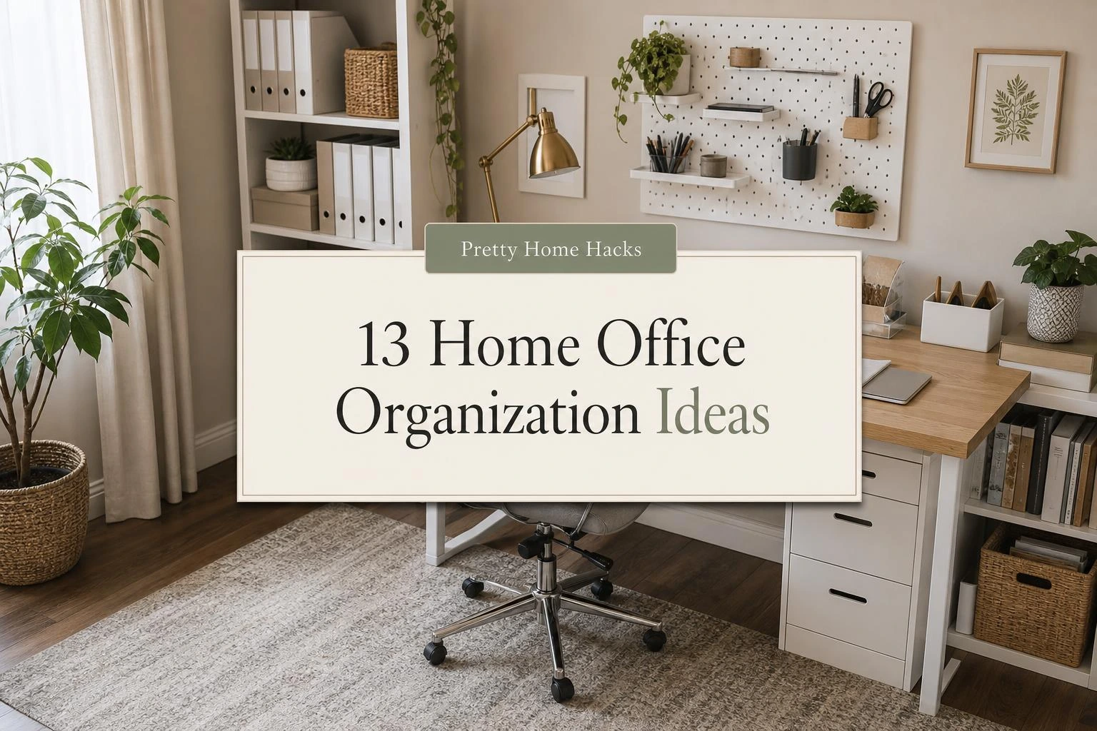13 Home Office Organization Ideas for a Cleaner and More Productive Desk