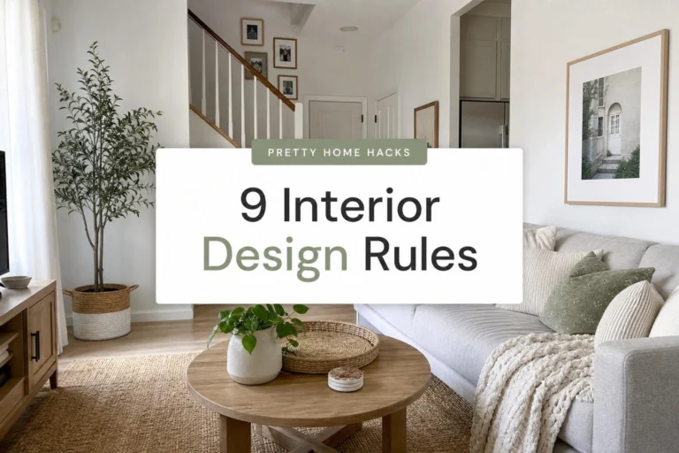 9 Interior Design Rules Most People Break Without Even Knowing It