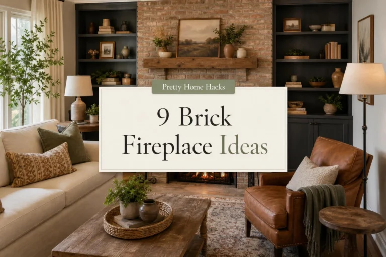 9 Living Room With Brick Fireplace Ideas That Make Your Space Look Designer Styled