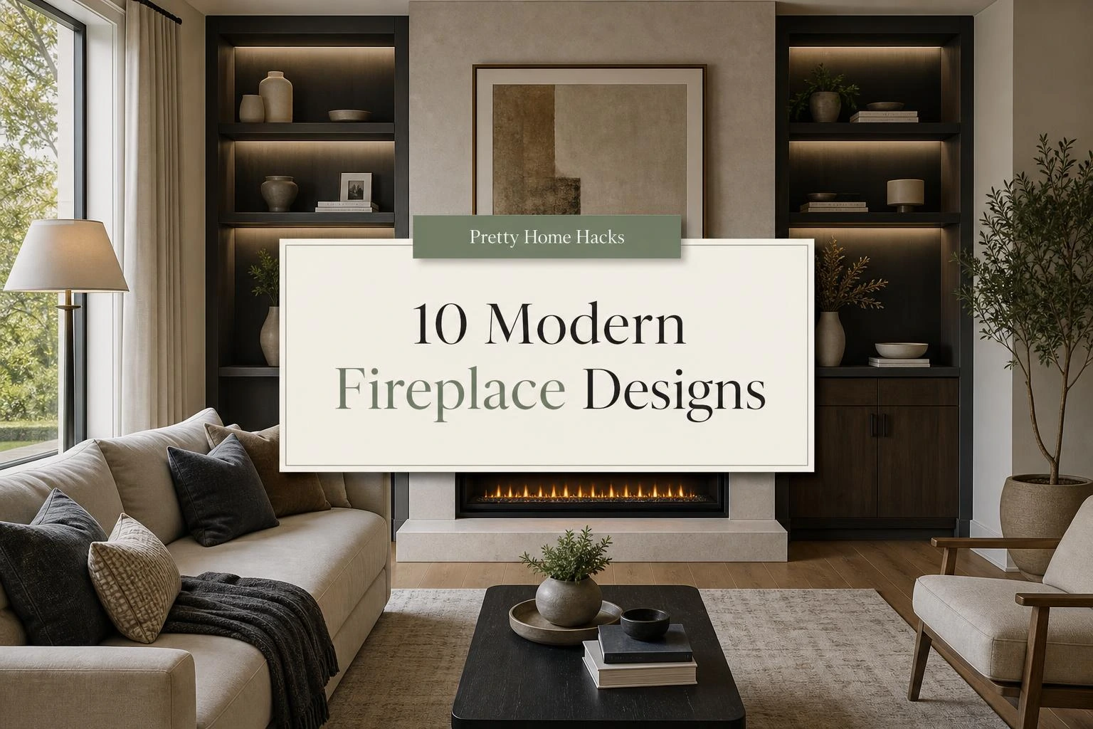 10 Modern Fireplace Design Ideas That Make Any Living Room Look Expensive