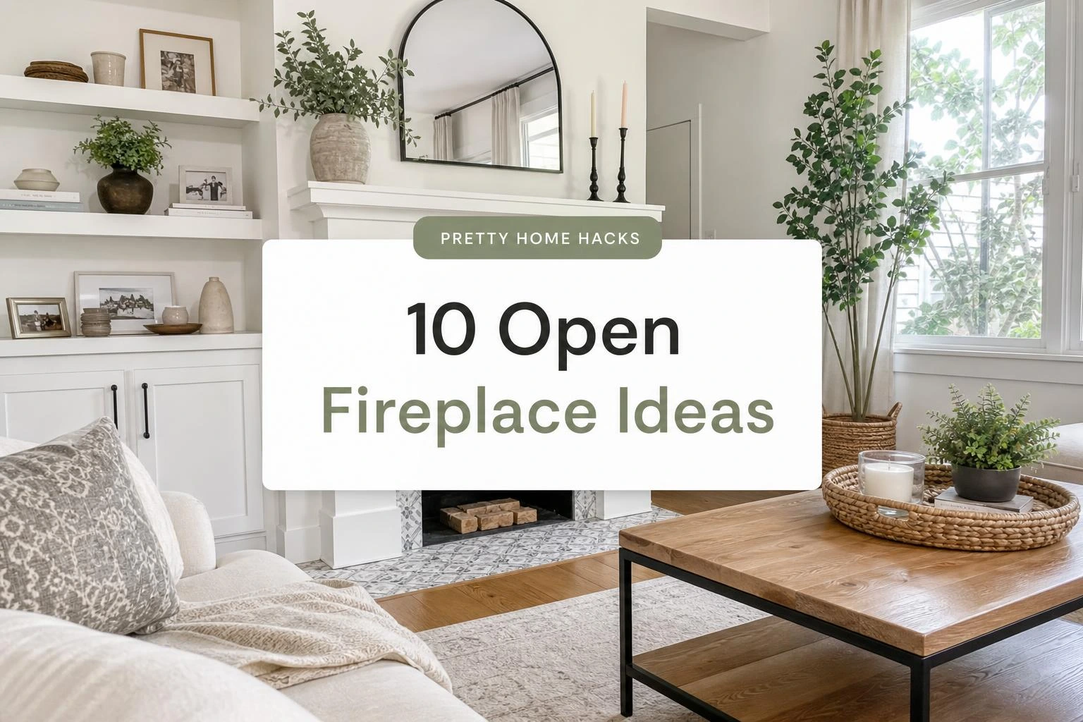 10 Open Fireplace Ideas That Work in Small Living Rooms Without Taking Over the Space