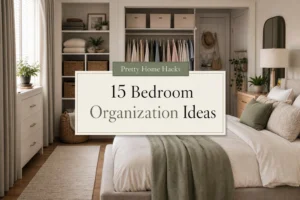 15 Organization Ideas for the Home Bedroom That Make Your Room Feel Bigger