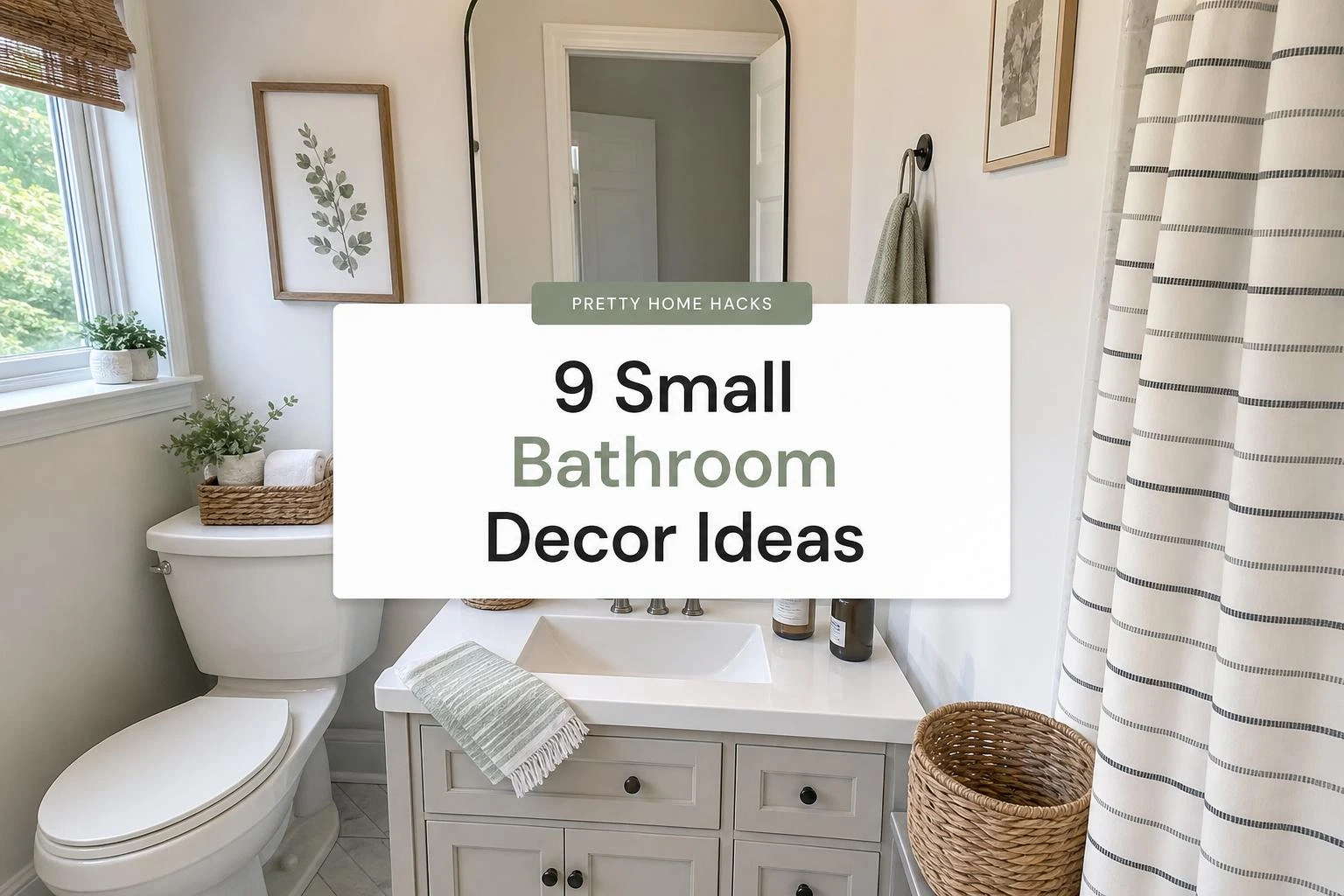 9 Small Bathroom Decor Ideas on a Budget for a Fresh, Modern Makeover