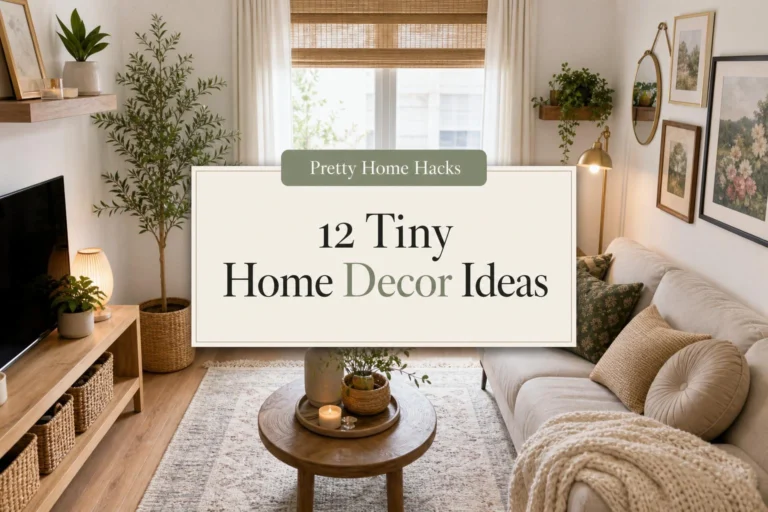 12 Tiny Home Decor Ideas That Look Expensive on a Small Budget