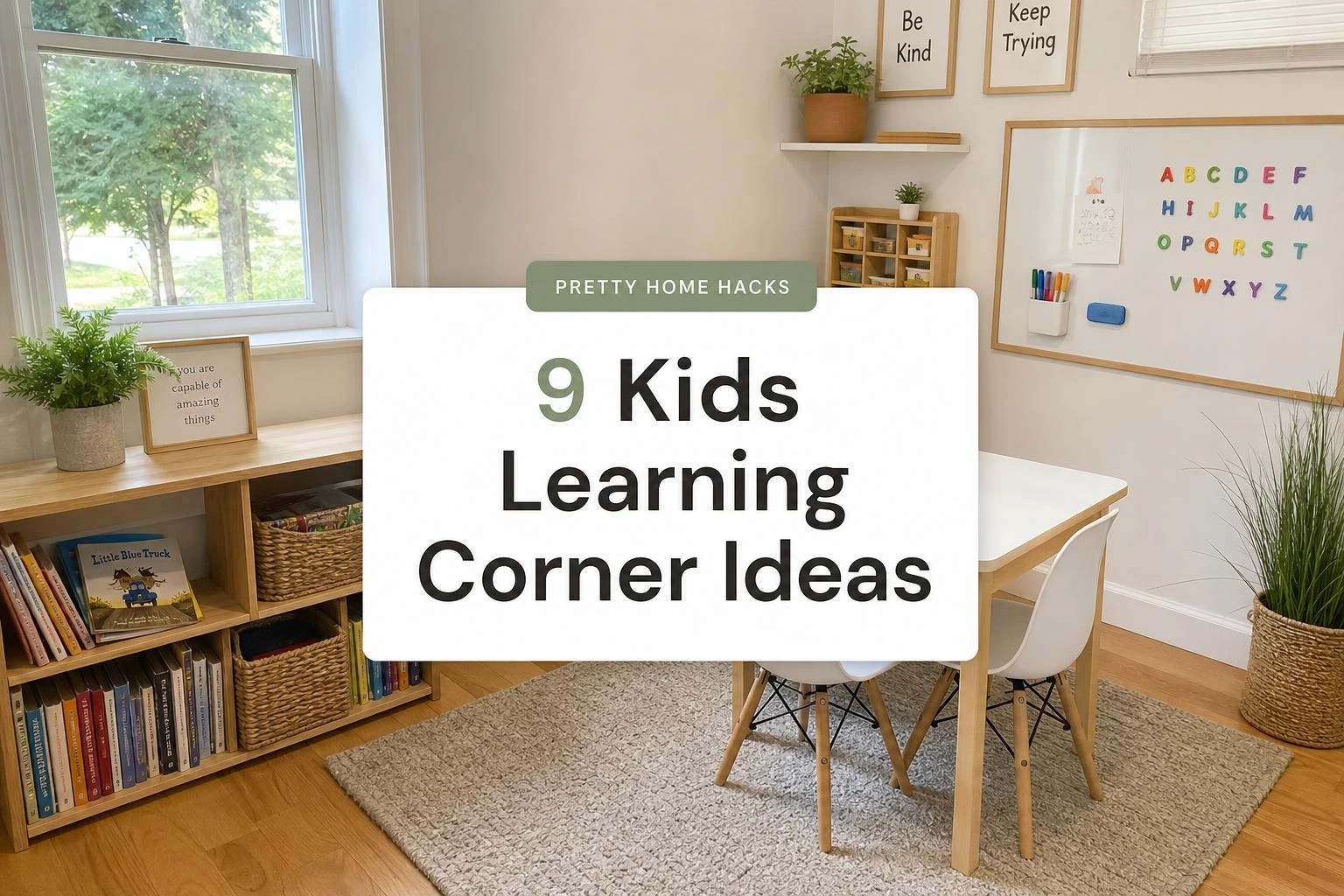 9 Kids Learning Corner at Home Ideas That Cost Almost Nothing and Actually Get Used