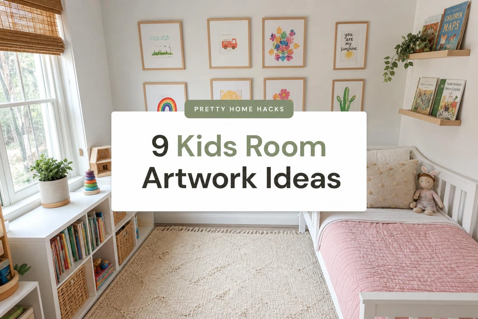 9 Kids Room Artwork Ideas That Cost Almost Nothing and Still Look Really Good