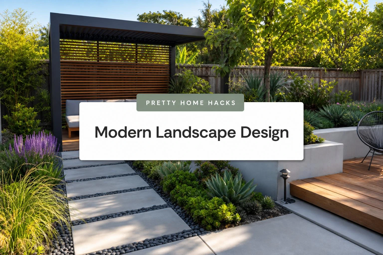 9 Modern Landscape Design Ideas That Make a Yard Look Clean