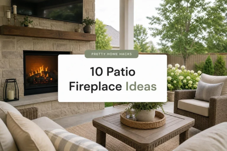 10 Patio Fireplace Ideas That Turned a Plain Outdoor Space Into the Spot Everyone Wants to Sit