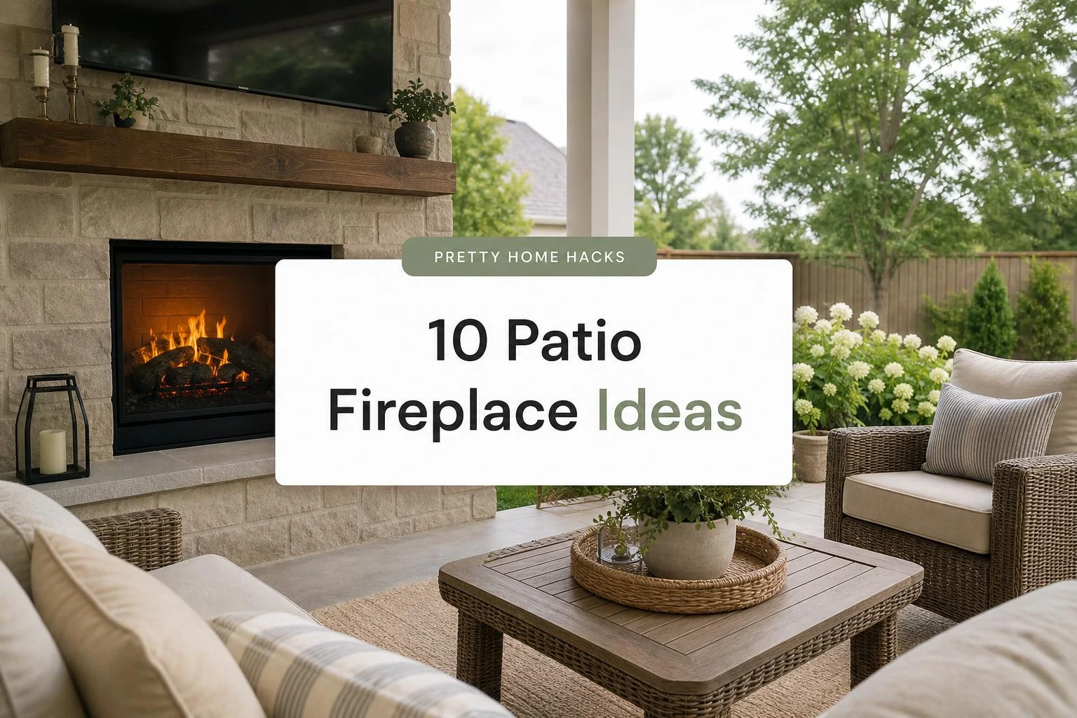 10 Patio Fireplace Ideas That Made a Plain Outdoor Space the Spot Everyone Wants