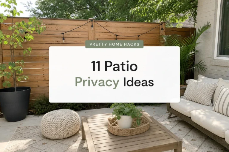 11 Patio Privacy Ideas