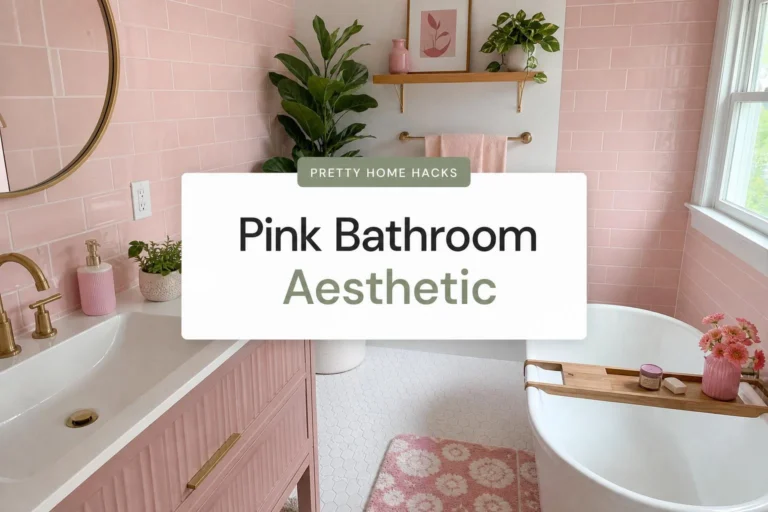 Pink Bathroom Aesthetic