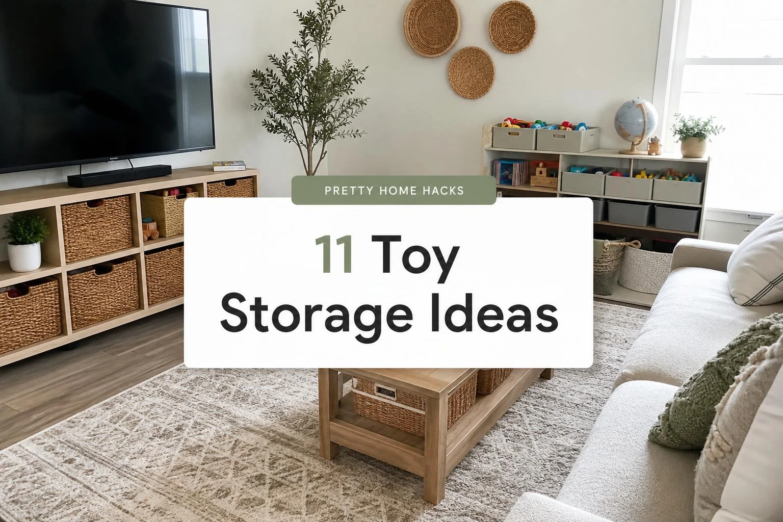 11 Toy Storage Ideas for the Living Room That Actually Keep the Floor Clear