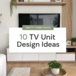 10 TV Unit Living Room Design Ideas That Hide All the Cables and Still Look Really Good
