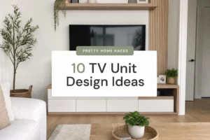 10 TV Unit Living Room Design Ideas That Hide All the Cables and Still Look Really Good