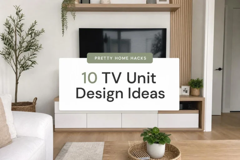 10 TV Unit Living Room Design Ideas That Hide All the Cables and Still Look Really Good