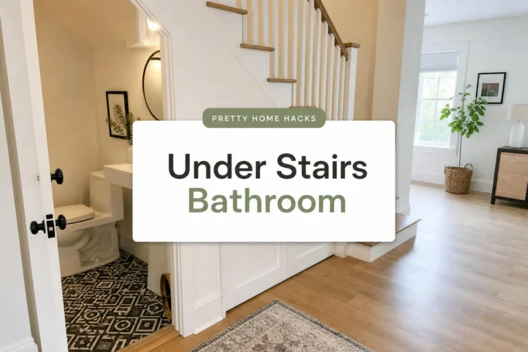 Why the Space Under Your Stairs Might Be the Best Spot for a Bathroom Nobody Considered