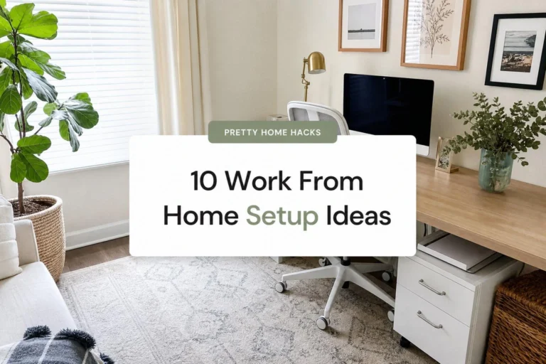 10 Work From Home Setup Ideas for Small Spaces That Actually Make You Want to Sit Down and Work