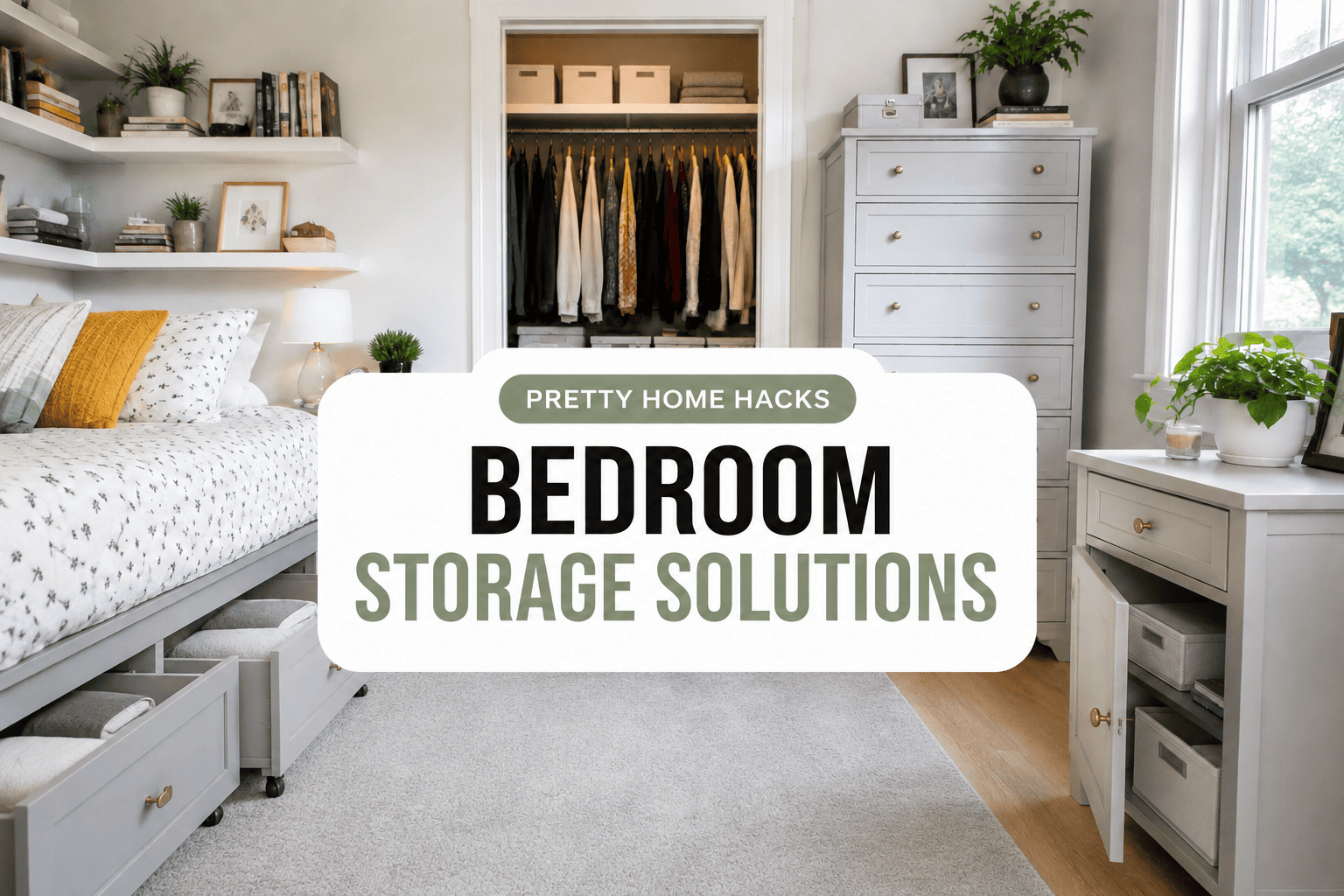 11 Bedroom Storage Solutions That Make a Small Room Feel Organized and Spacious